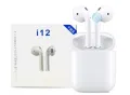 Безжични слушалки TWS  i12 A3 Pro Bluetooth 5.0, тъч контрол, 3D звук, Бели, снимка 3