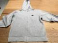 Детски суичер  Nike, с качулка и цип, размер 140-152 см, снимка 1
