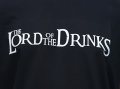 Нова мъжка забавна тениска с трансферен печат The Lord of the Drinks, снимка 2
