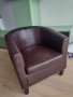 Стилно кафяво кресло, снимка 2