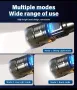 Мощно XHP50 LED фенерче Вградена батерия Презареждаема фенерче Супер ярка светлина , снимка 5