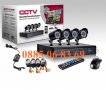 Пълен пакет SONY + Dvr CCTV Комплект за видеонаблюдение 4 камери, снимка 1 - Комплекти за видеонаблюдение - 35114854