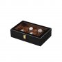 Луксозна черна дървена кутия за часовници, снимка 6