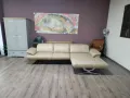 Бежов ъглов диван от плат "Bolsano", снимка 1