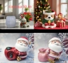 Коледни силиконови молдове на комплекти пакети - разпродажба, снимка 11