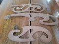 Стари дървени кривки за чертане, снимка 3