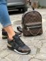 Дамска раница и кецове Louis Vuitton, снимка 1 - Дамски ежедневни обувки - 28069914
