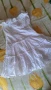 рокля Zara xs бяла дантела, снимка 1
