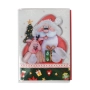 6274 Музикална коледна картичка с червен плик, 20×14.5 см, със светлина и мелодия, снимка 4