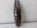 Кост, абанос, Африка, тотем, глава, бюст, дърворезба, фигурка

, снимка 4