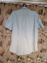 Ленена риза мъжка ,преливащо от бяло в синьо- L размер, снимка 5