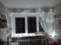 Празнични лампички тип завеса с 3х3м 300 LED, снимка 10