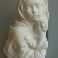 Св. Богородица и Младенеца. Скулптура. Дева Мария. Пано , снимка 4 - Антикварни и старинни предмети - 37093968