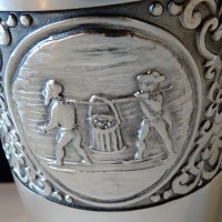 Чаша,халба от калай в чест на Миньорите. , снимка 8 - Антикварни и старинни предмети - 39967991