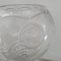 стара кристална ваза,бонбониера, снимка 3 - Антикварни и старинни предмети - 37273753