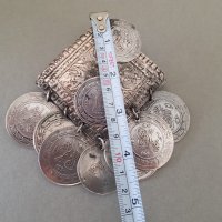 Родопски възрожденски сребърен накит 132 гр. забодка трепка, снимка 13 - Антикварни и старинни предмети - 33226560