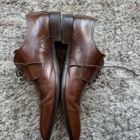 Мъжки кафяви обувки Rollmann - естествена кожа, снимка 8 - Официални обувки - 32357952