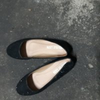 Велурени дамски пантофки с камъчета, снимка 2 - Дамски ежедневни обувки - 37033847