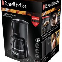 Кафемашина Russell Hobbs TEXTURES PLUS 1,250л/Капкова кафемашина, Мляно кафе, снимка 2 - Кафемашини - 37330118