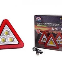 3 в 1 LED работна лампа, LED авариен триъгълник + соларно зареждане, снимка 2 - Аксесоари и консумативи - 26497261
