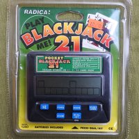 Radica Blackjack 21 електронна игра Блекджек, снимка 1 - Други игри и конзоли - 32210627