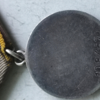 Сребърен СССР съветски медал За боеви заслуги, снимка 8 - Антикварни и старинни предмети - 44927903