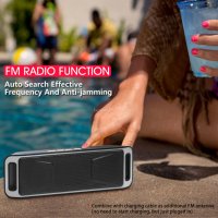 Безжичен Bluetooth 3.0 високоговорител USB флаш FM радио стерео Супер бас MP3 плейър безжична колонк, снимка 16 - Bluetooth тонколони - 26442016