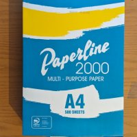 Копирна хартия Paperline 2000 A4 500 л. 80 g/m2, снимка 1 - Друго - 43353651