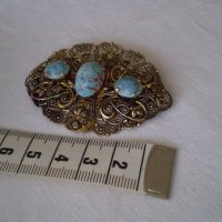 Антикварна дамска  брошка , снимка 5 - Антикварни и старинни предмети - 36738059