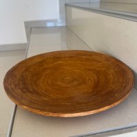 Дървена фруктиера голяма чиния, снимка 1 - Декорация за дома - 42985301