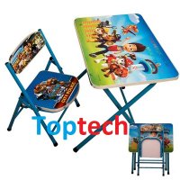 Детска маса със столче с герои, снимка 2 - Мебели за детската стая - 38332158
