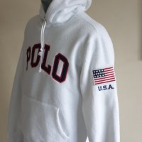 POLO Ralph Lauren Polarec Hoodie Mens Size S! ОРИГИНАЛ! Мъжки Поларен Суичер!, снимка 8 - Спортни дрехи, екипи - 43132409