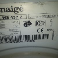 Продавам На части пералня Snaige WS 437 Z, снимка 10 - Перални - 37443006