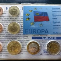 Пробен евро сет - Лихтенщайн 2004, снимка 1 - Нумизматика и бонистика - 43187776