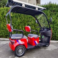 Електрическа триколка с соларен панел SOLAR PLUS 2000W/60V/20Ah - RED, снимка 3 - Мотоциклети и мототехника - 43323301