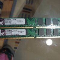 2 броя памет DDR2 2GB PC2-6400 Kingston KVR800D2N6/2G, снимка 4 - RAM памет - 43666173