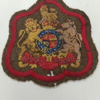 Стар Английски военен бадж от Втората световна война , снимка 1 - Антикварни и старинни предмети - 44034898