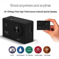 Екшън камера 4K HD WI-FI, снимка 3 - Камери - 35397411