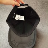 Унисекс кожена шапка с козирка в черен цвят, снимка 13 - Шапки - 43554075