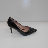 дамска лачена обувка -6554, снимка 1 - Дамски обувки на ток - 28132076