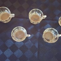 Стъклени чашки за кафе., снимка 2 - Антикварни и старинни предмети - 32711336