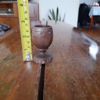 Стара дървена чаша,чашка,бокал #6, снимка 2 - Други ценни предмети - 43427717