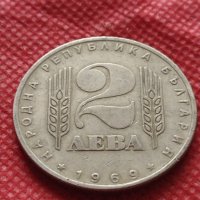 Монета 2 лева 1969г. от соца 25 години Социалистическа революция за колекция - 25027, снимка 3 - Нумизматика и бонистика - 35197653