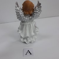 Ангел изправен с гълъбче- Модел А, снимка 8 - Статуетки - 37925837