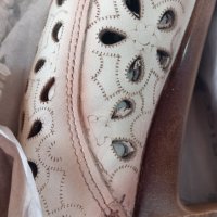 Дамски обувки с нисък ток No 38 естествена кожа, снимка 9 - Дамски обувки на ток - 43087548