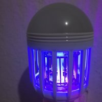 Висококачественни 2 в 1 ЛЕД  крушка LED Lamp убиец на насекоми и комари за дом офис магазин заведен , снимка 11 - Лед осветление - 33524107