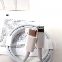  Кабел зарядно Apple USB C to Lightning cable 1m за iPhone 5 до 14 , снимка 3 - Оригинални зарядни - 37124971