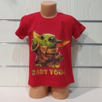 Нова детска тениска с дигитален печат Бейби Йода, Star Wars (Междузведни войни), снимка 3 - Детски тениски и потници - 35277600