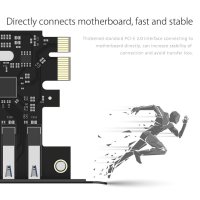 Orico PCI-E card 7 x USB3.0 port 5Gbps, снимка 10 - Други - 43920906