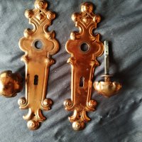 стари дръжки за врата на шилд-комплект , снимка 1 - Антикварни и старинни предмети - 39852080